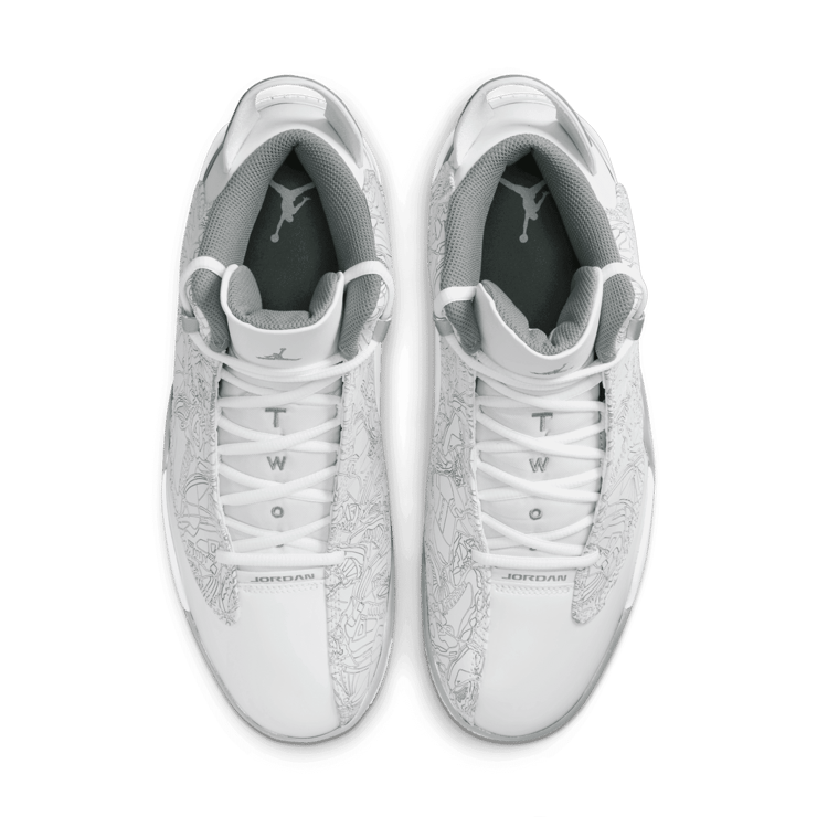 Jordan Dub Zero White Cool Grey Angle 1