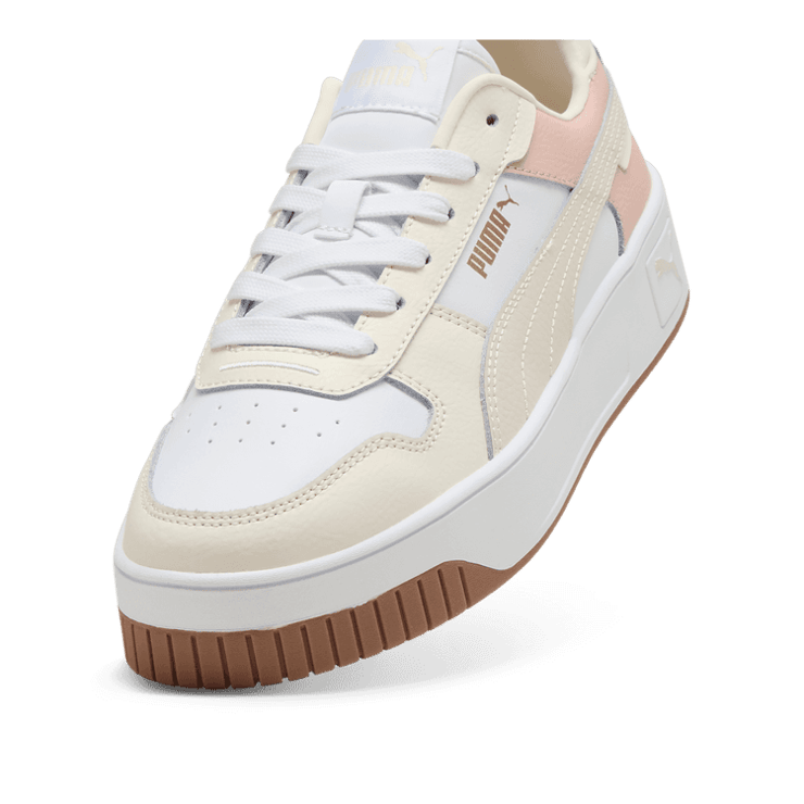 PUMA Carina Street Sneakers in White Angle 2
