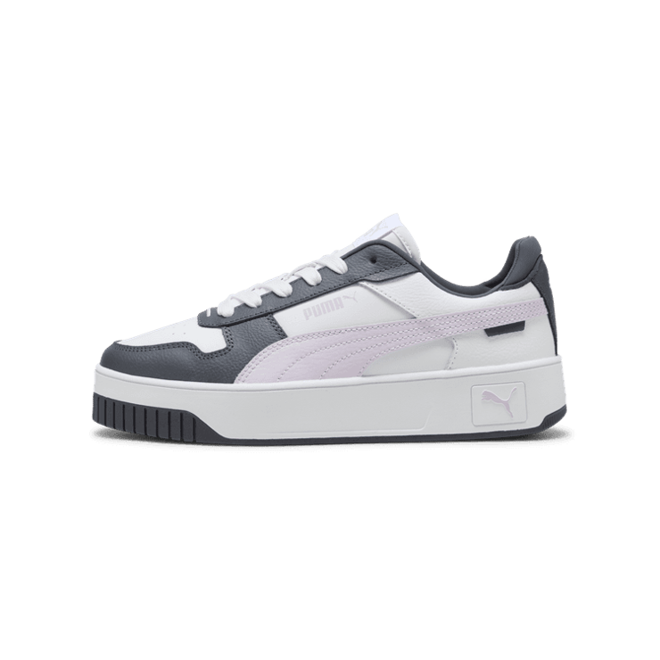 PUMA Carina Street Sneakers in White Angle 1