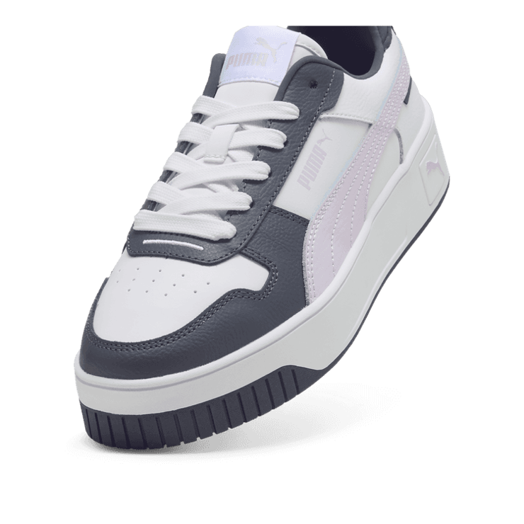 PUMA Carina Street Sneakers in White Angle 2