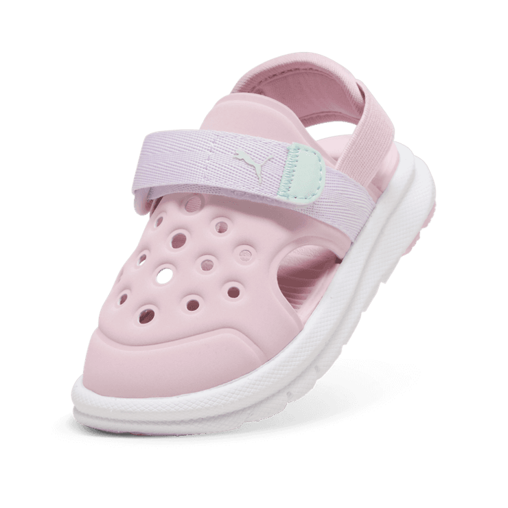 PUMA Evolve Alternative Closure s' Sandals in Pink (TD) Angle 2
