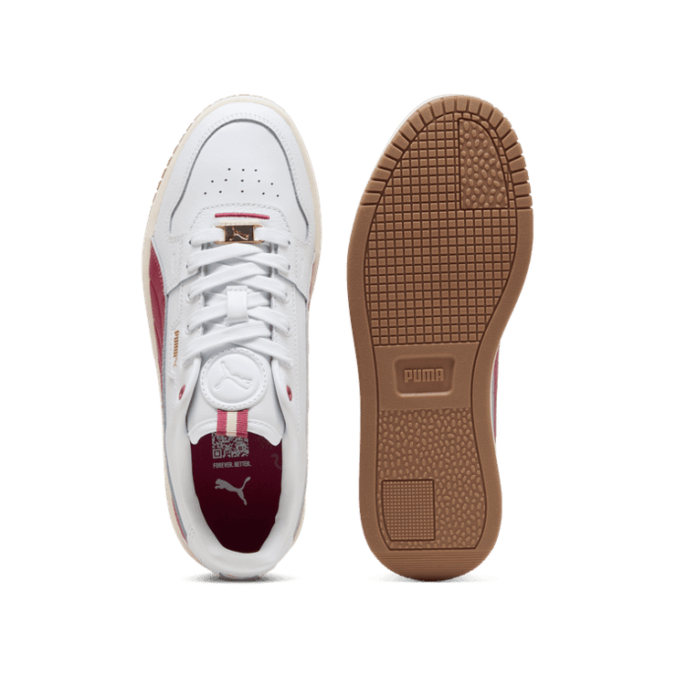 PUMA Carina Street Lux Sneakers Women in White Angle 0