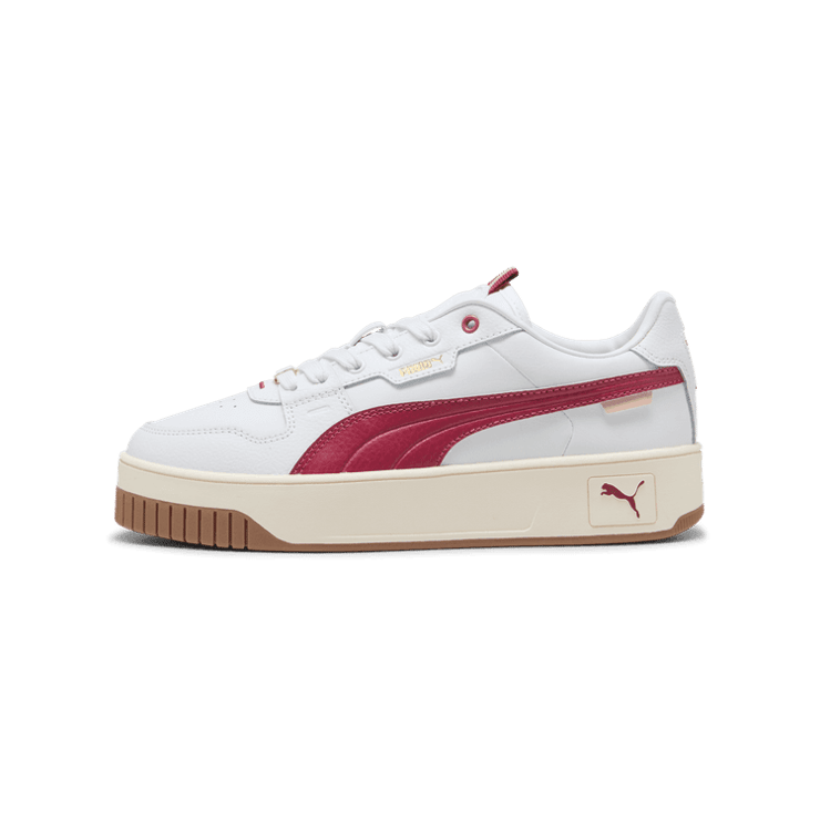 PUMA Carina Street Lux Sneakers Women in White Angle 1
