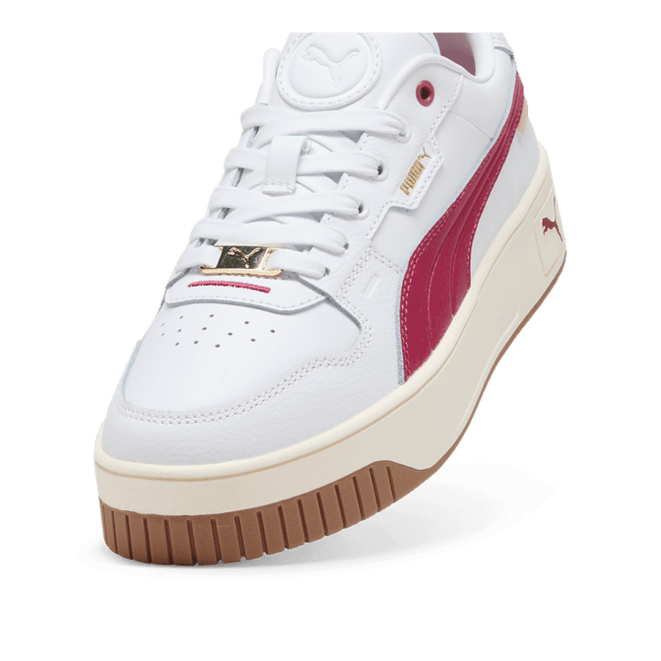 PUMA Carina Street Lux Sneakers Women in White Angle 2
