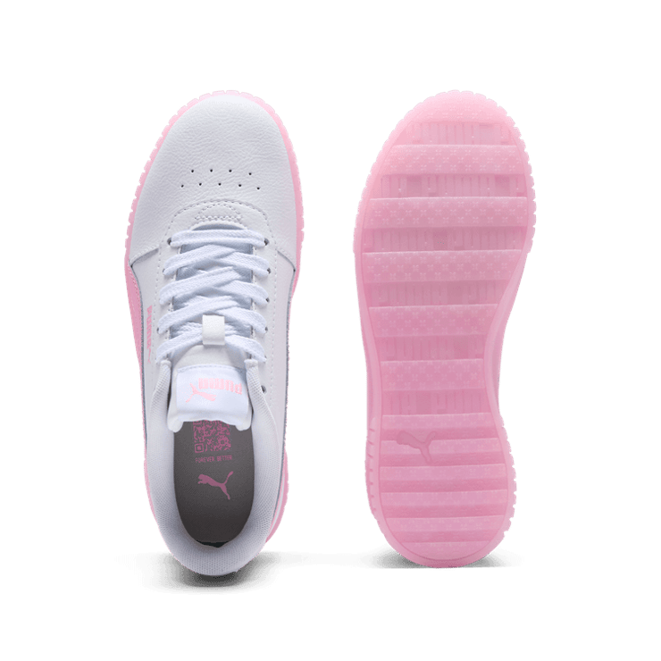 PUMA Carina 2.0 Jelly Bean Sneakers in White (GS) Angle 0