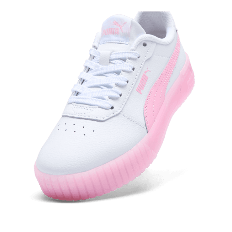 PUMA Carina 2.0 Jelly Bean Sneakers in White (GS) Angle 2