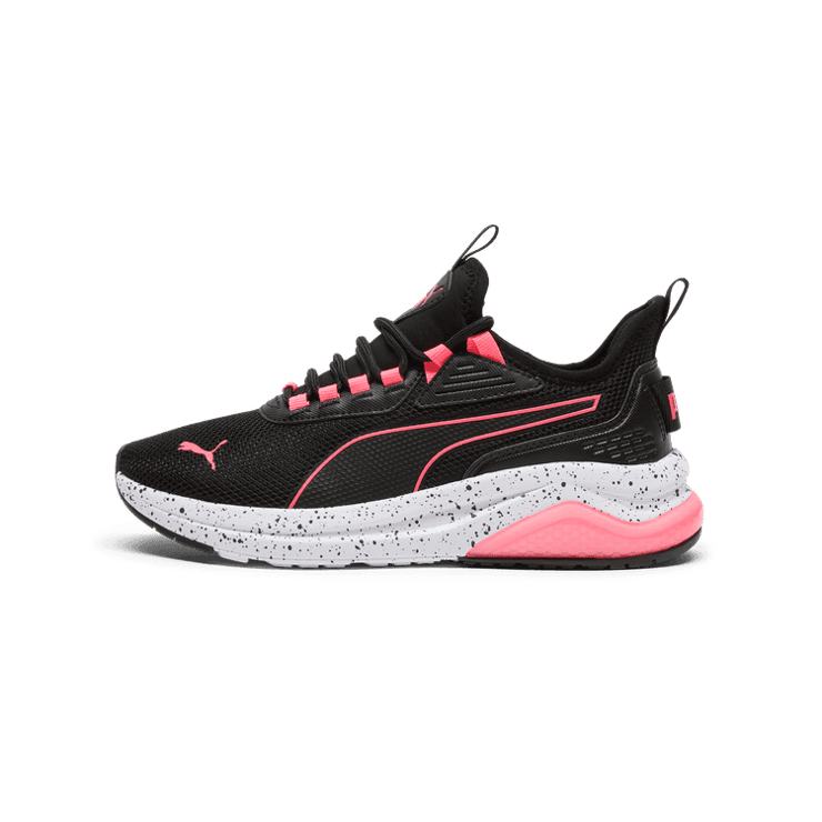 PUMA Amplifier Speckle Sneakers in Black Angle 1