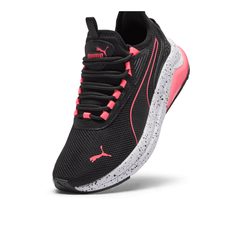 PUMA Amplifier Speckle Sneakers in Black Angle 2