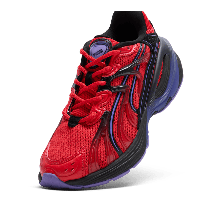 PUMA Inverse Rev Sneakers in Red (GS) Angle 2
