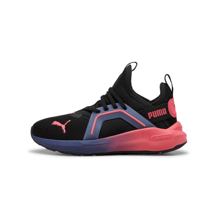 PUMA Soft Enzo 5 Training Kids in Black (GS) Angle 1