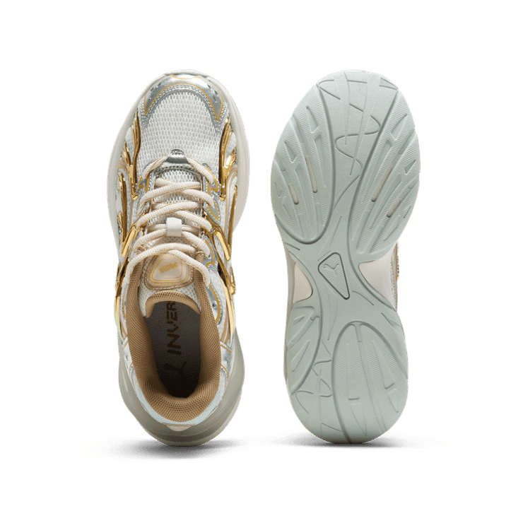 PUMA Inverse Shimmer Sneakers in White Angle 0