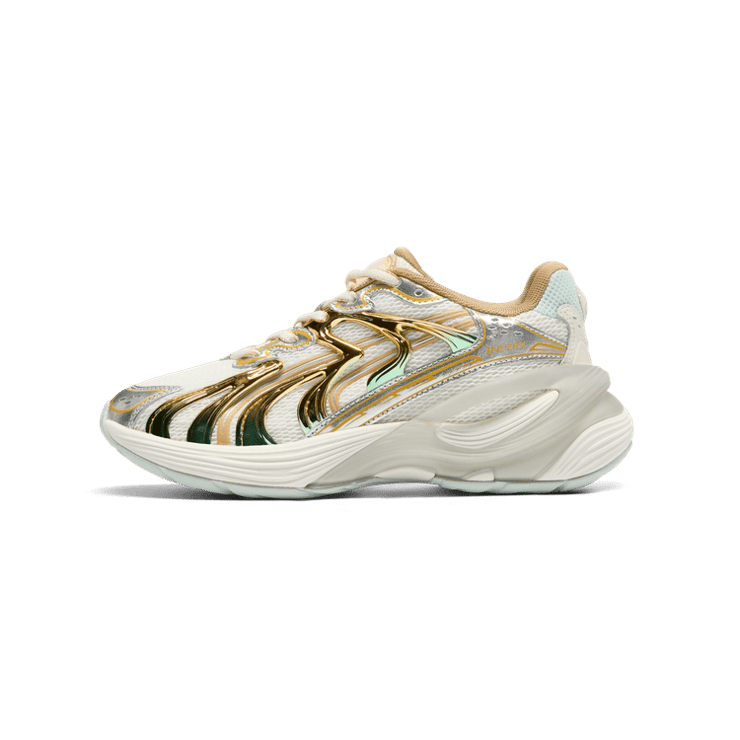 PUMA Inverse Shimmer Sneakers in White Angle 1
