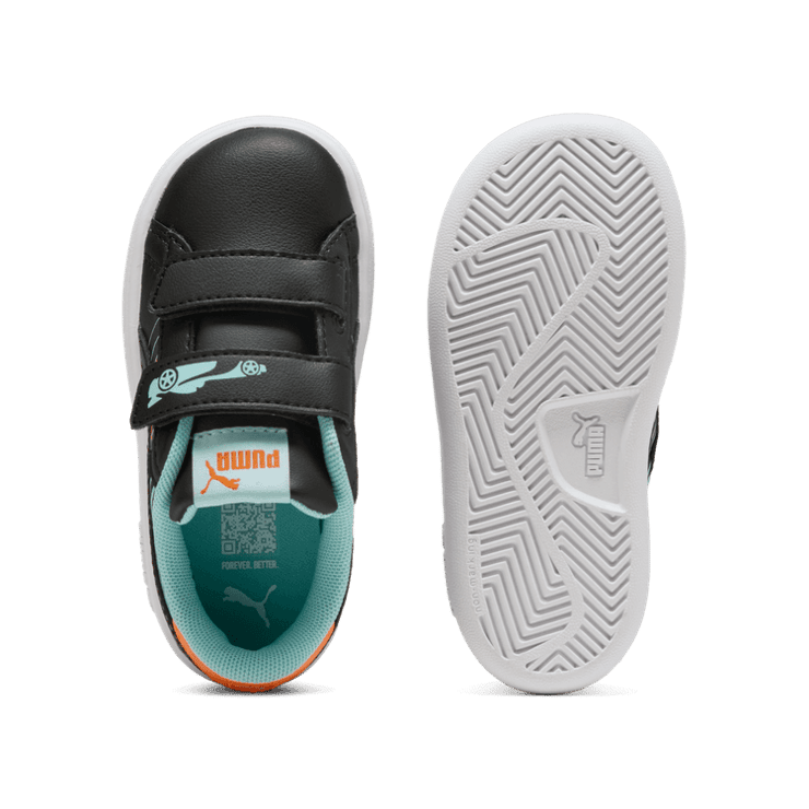PUMA Smash 3.0 Poised 2 Race Sneakers in White (TD) Angle 0