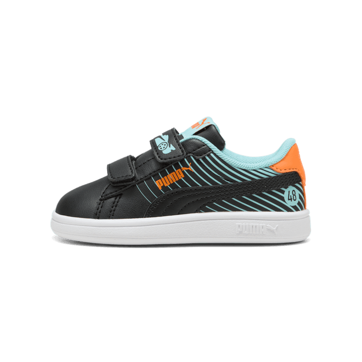 PUMA Smash 3.0 Poised 2 Race Sneakers in White (TD) Angle 1