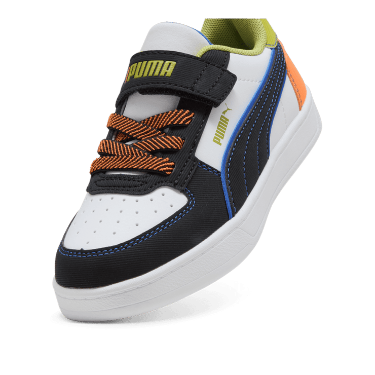 PUMA Caven 2.0 Starblitz Sneakers in White (GS) Angle 2