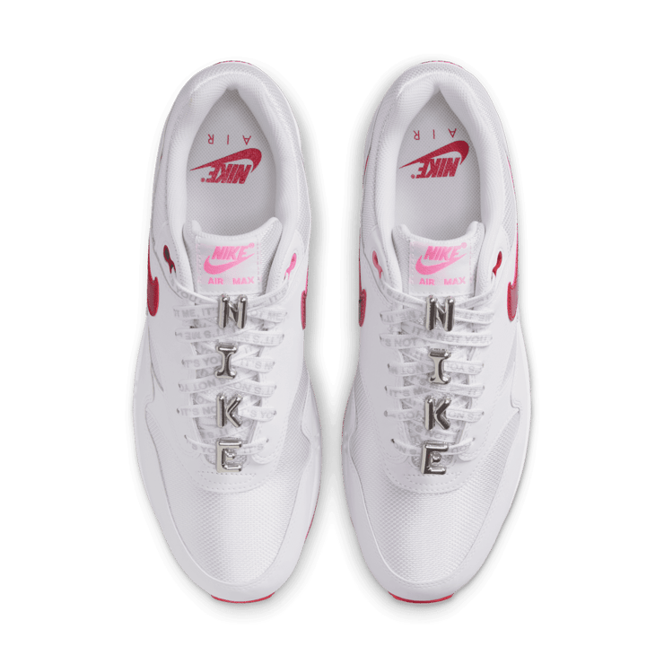 Nike Air Max 1 Valentine’s Day White (2025) Angle 1