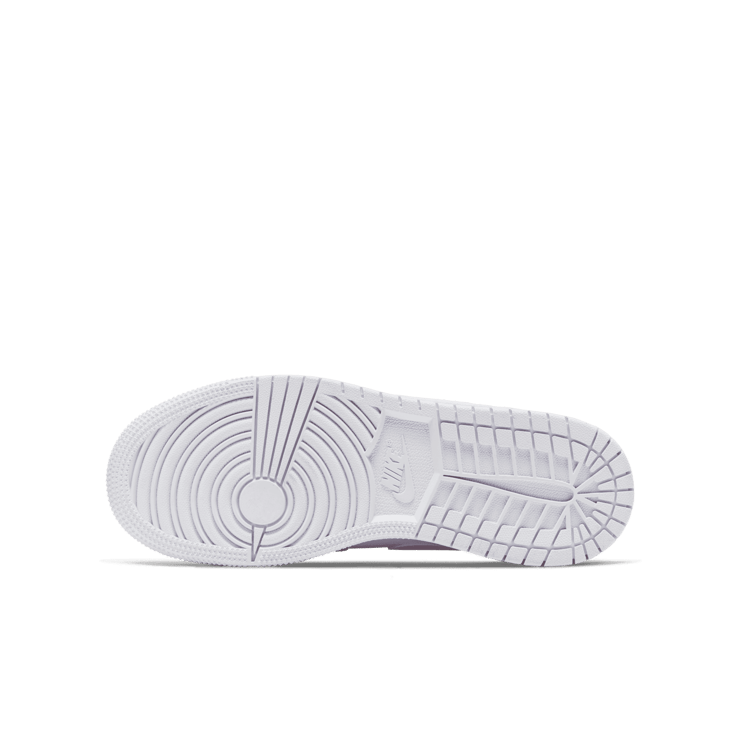 Jordan 1 Low White Green Pink (GS) Angle 0