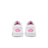 Jordan 1 Low White Green Pink (GS) Angle 3