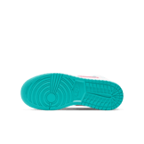 Jordan 1 Mid White Pink Green Soar (GS) Angle 0
