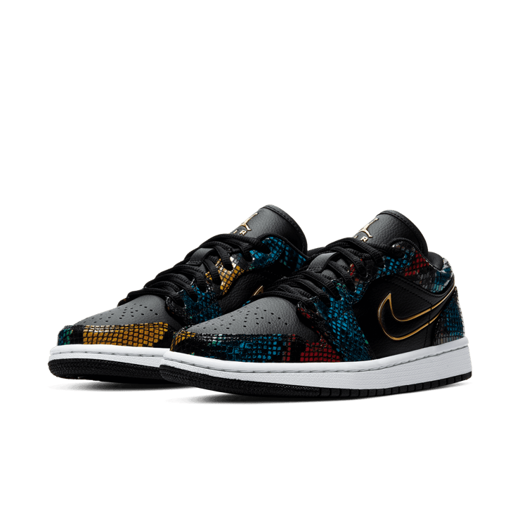 Jordan 1 Low Multicolor Snakeskin (2020) (W) Angle 2