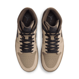 Air Jordan 1 Mid Khaki Black Angle 1
