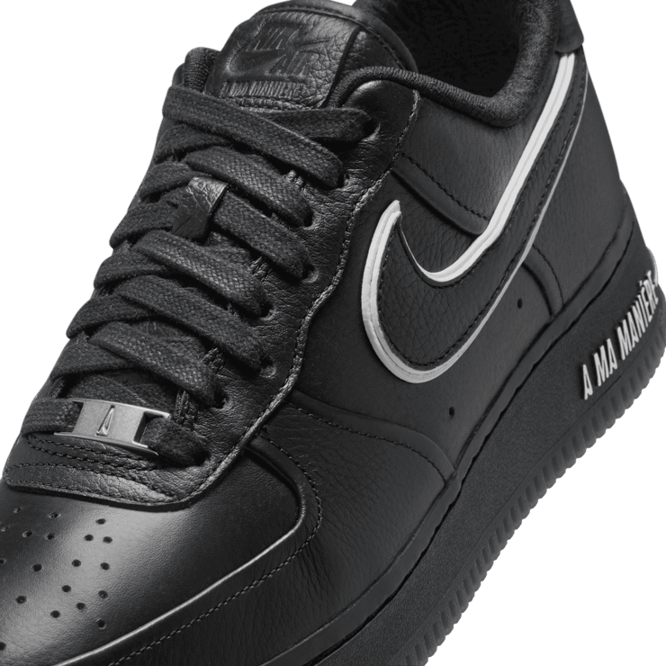 Nike Air Force 1 Low A Ma Maniere Black (W) Angle 4