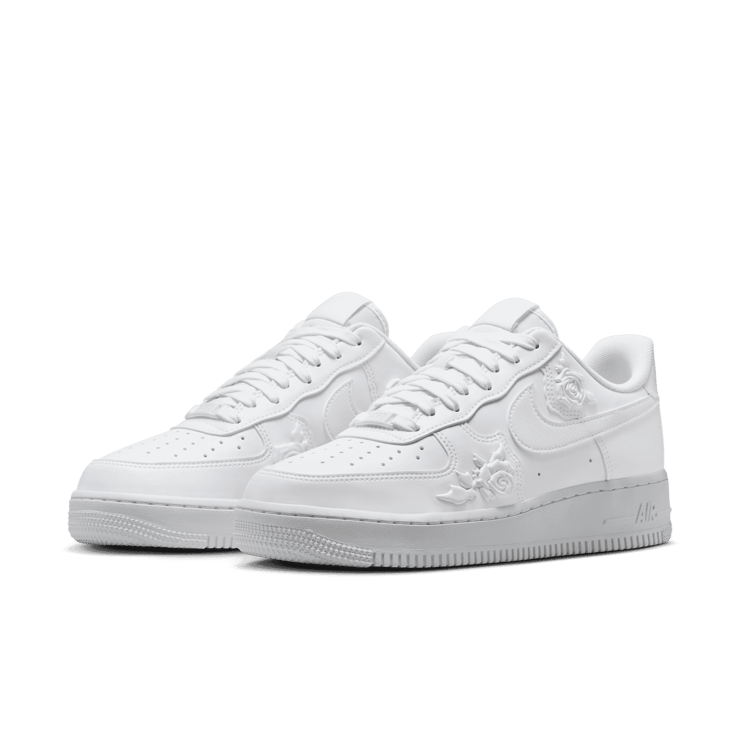 Nike Air Force 1 Low White Rose (W) Angle 2