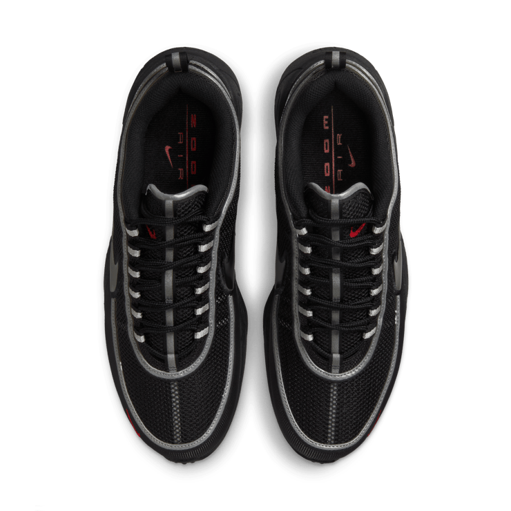 Nike Air Zoom Spiridon Black Metallic Silver Angle 11