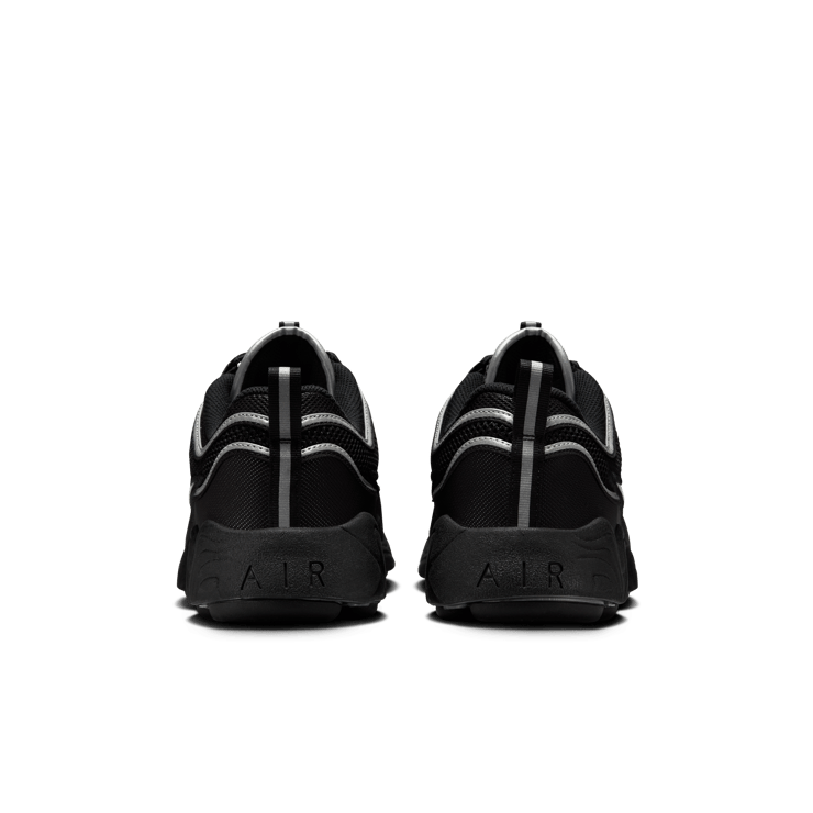 Nike Air Zoom Spiridon Black Metallic Silver Angle 1