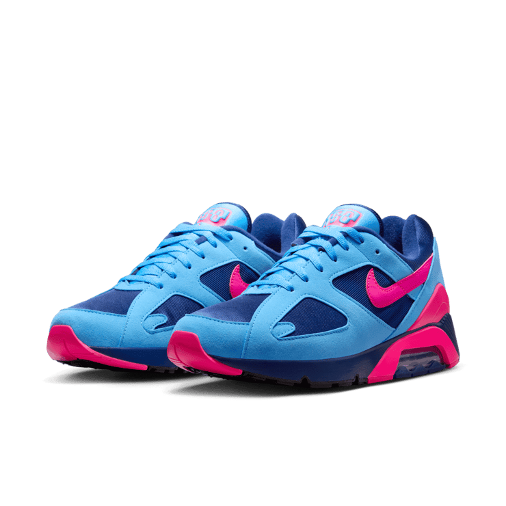 Nike Air 180 University Blue Hyper Pink Angle 2