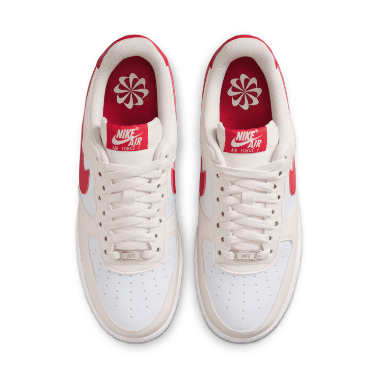 Nike Air Force 1 Low '07 NN Pale Ivory University Red (W) Angle 1