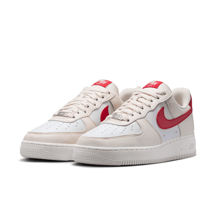 Nike Air Force 1 Low '07 NN Pale Ivory University Red (W) Angle 2