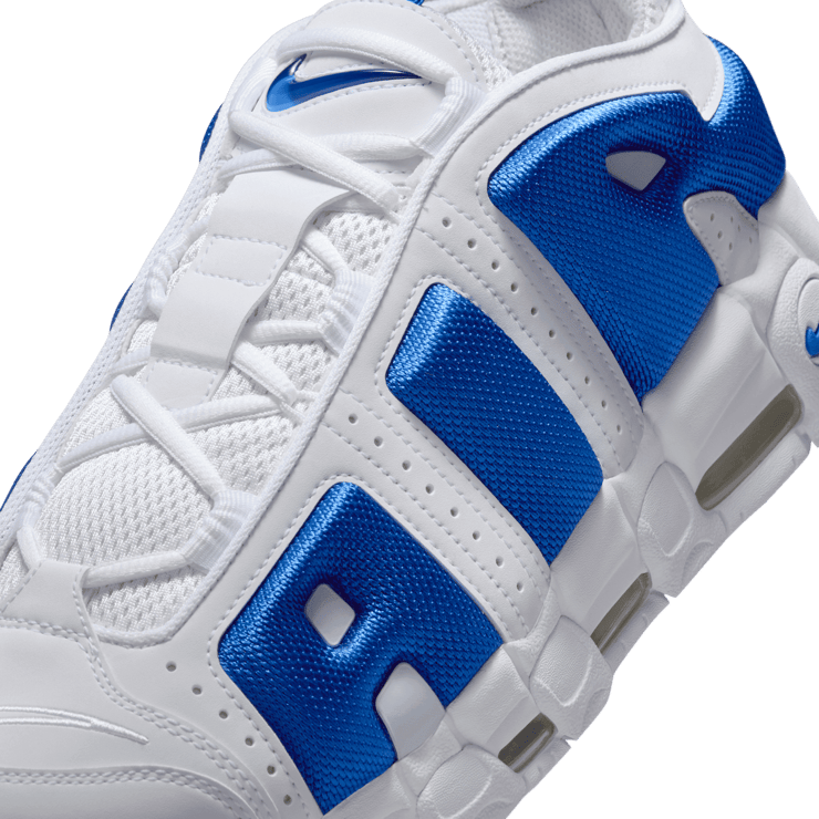 Nike Air More Uptempo Low White Hyper Royal Angle 4