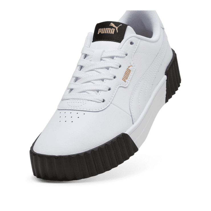 PUMA Carina 3.0 Sneakers in White Angle 2