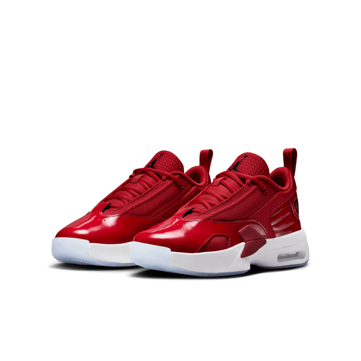Jordan Max Aura 6 in Red | FQ8297-601 (GS) Angle 2