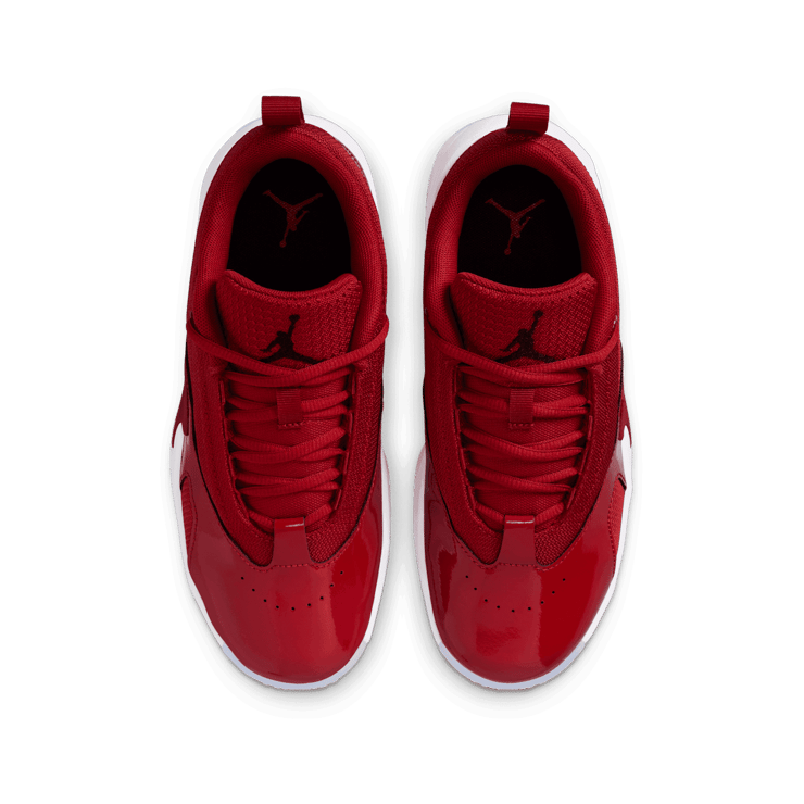 Jordan Max Aura 6 in Red | FQ8297-601 (GS) Angle 1