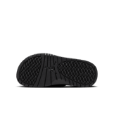 Jordan Hydro 5 Retro Slides in Black | 555511-061 (GS) Angle 1