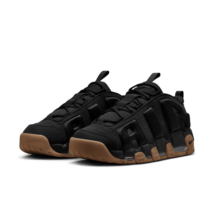 Nike Air More Uptempo Low 'Black Gum' Angle 2