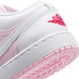 Air Jordan 1 Low in Pink | 553560-608 (GS) Angle 5