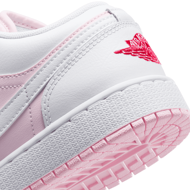 Air Jordan 1 Low in Pink | 553560-608 (GS) Angle 5