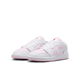 Air Jordan 1 Low in Pink | 553560-608 (GS) Angle 2