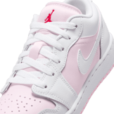 Air Jordan 1 Low in Pink | 553560-608 (GS) Angle 4