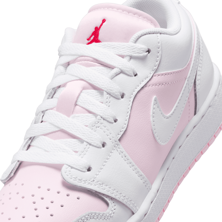 Air Jordan 1 Low in Pink | 553560-608 (GS) Angle 4