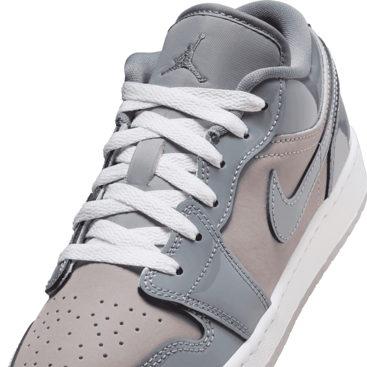 Air Jordan 1 Low SE in Grey | HF3188-011 (GS) Angle 4