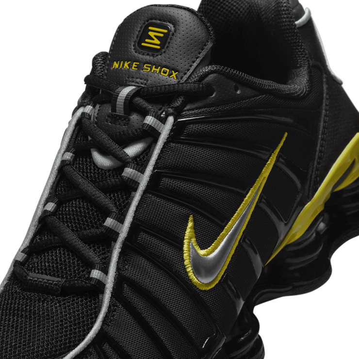 Nike Shox TL 'Black Dynamic Yellow' Angle 4