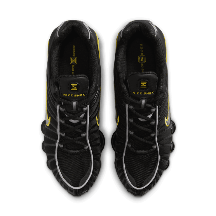 Nike Shox TL 'Black Dynamic Yellow' Angle 1