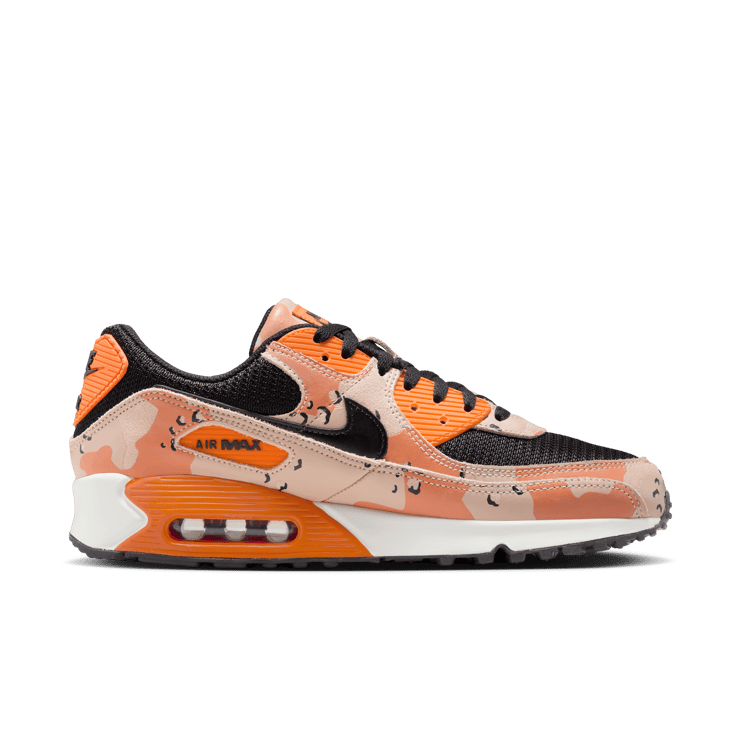 Nike Air Max 90 Camo Bio Beige Safety Orange Angle 2