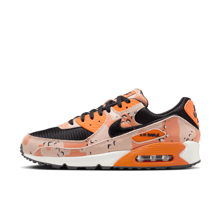Nike Air Max 90 Camo Bio Beige Safety Orange Angle 5