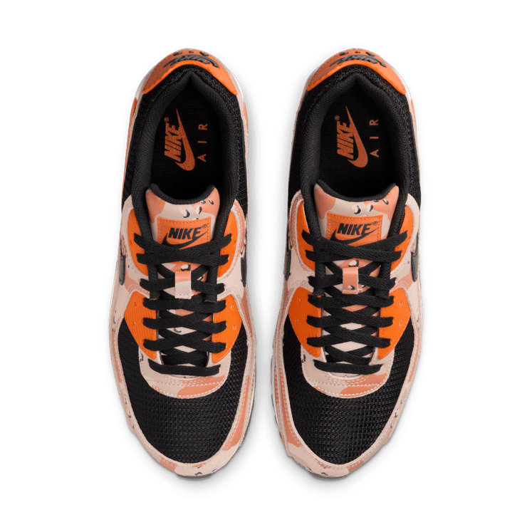 Nike Air Max 90 Camo Bio Beige Safety Orange Angle 4