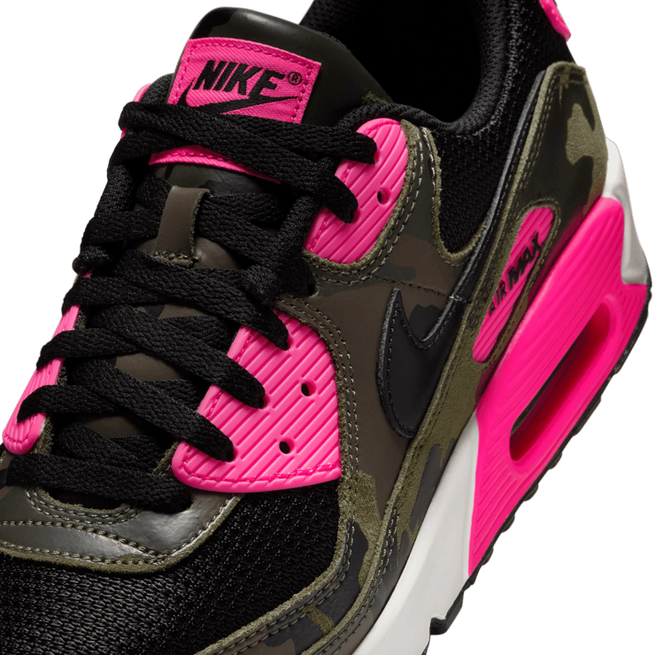 Chaussures Nike Nike Air Max 90 Rose Fluo Jordan Air Max White And